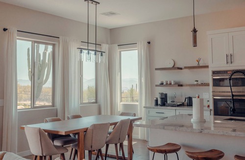 Rio Verde Foothills Villa | 30 ft Saguaro Retreat -Unique Stargazing+ Desert Mountain Views