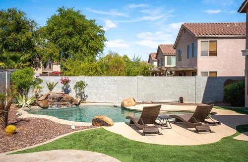 Springer Ranch House | 4-Bedroom Peoria Retreat with Heated Pool & Spa