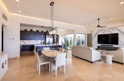 Los Cabos Villa | 4BR Ocean & Golf Views | Golf Cart + Transport Inc