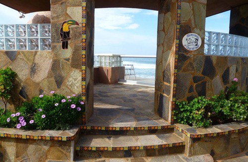 La Salina House | 5 bedrooms Beachfront Pool Spa grassy yard 24-7 security.