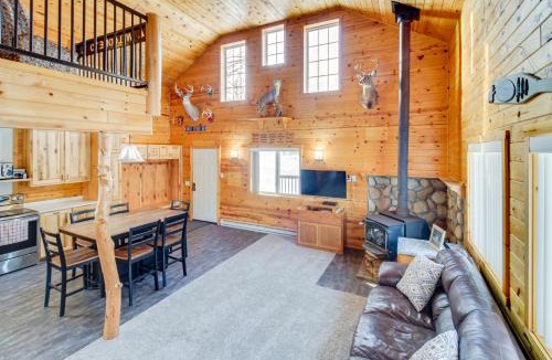 Backus House | 6 Mi to Spider Lake OHV Trails: Cabin w/Fire Pit