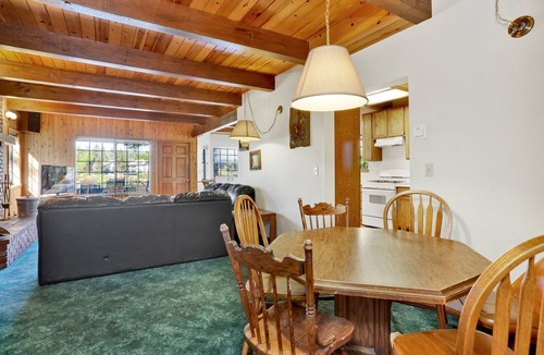 Big Bear Lake Cabin | 7BR/6.5BA Lakefront Estate: Private Boat Dock, Wood Fireplace & Village Access