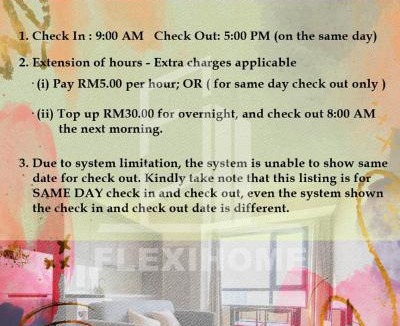Cyberjaya Apartment | 9am-5pm, SAME DAY CHECK IN AND CHECK OUT, Work From Home, Shaftsbury-Cyberjaya, Comfy Home by Flexihome-MY