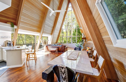 Lake Arrowhead Cabin | A-Frame of Mind Fenced Yard - Lake Access - AC - Lake View - One-of-a-Kind