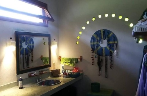 Mascota Cabin | Adobe and wood cabin, lake view, sleeps four.
