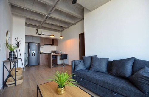 Monterrey Centro Apartment | ¡Alberca, gym y asadores!/Barrio W/6 personas