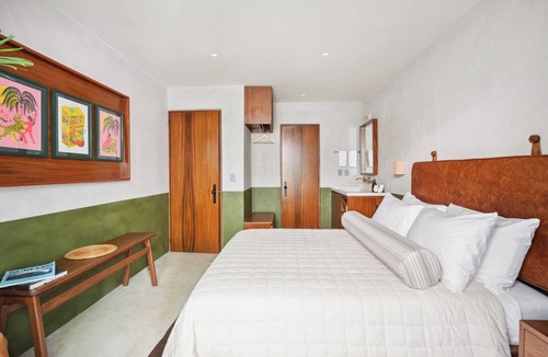 Punta de Mita Hotel | ALMA Surf Lodge Private Garden Queen