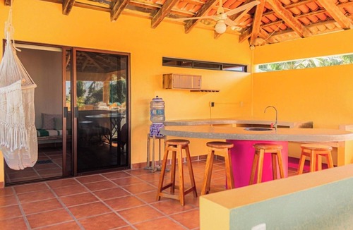 La Manzanilla House | Artistic, multi-level home minutes walk to the beach, shops and restaurants