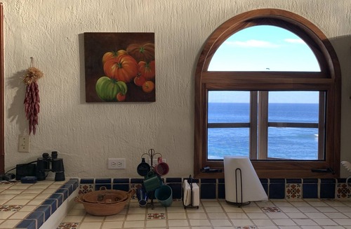 Los Zacatitos House | Beachfront property -- swimmable beach — accommodates from 2 to 12 people.