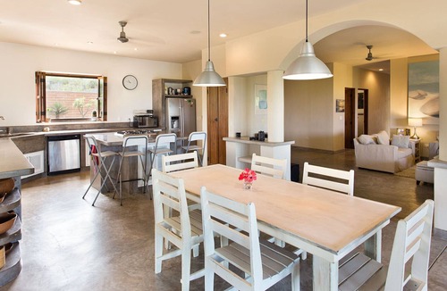 Todos Santos House | Beautiful Adobe Built House with Ocean View, Solar Heated Pool, and Great Garden