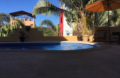 Chacala House | Beautiful vacation home with ocean views nestled in the jungle with a pool