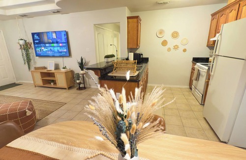 Edinburg Apartment | Boho Style 2-bedroom/1 King Bed apartment with BBQ Grill in Edinburg