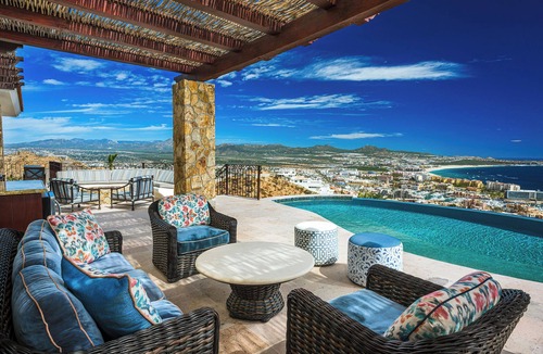 Pedregal Villa | Casa Cielo at Pedregal: 10BR Hilltop Villa with Marina & Ocean Views