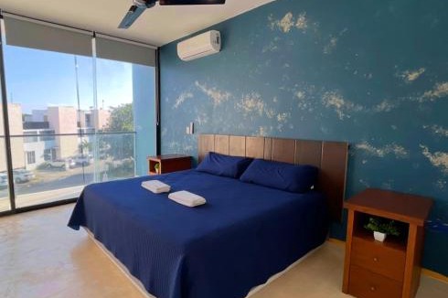Puerto Juarez House | Casa Gigante de lujo, con piscina privada, 4 amplias habitaciones con baño privado