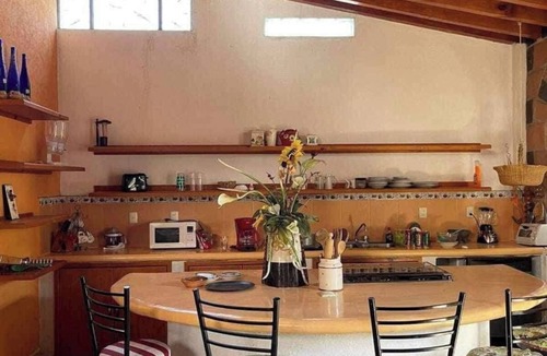 Mexico House | Casa Ikal with jacuzzi and temazcal. Near Tequisquiapan Pet friendly. Swimming pool.