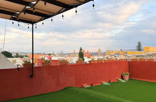 Downtown Queretaro Apartment | Casa Tita penthouse with rooftop in downtown Querétaro