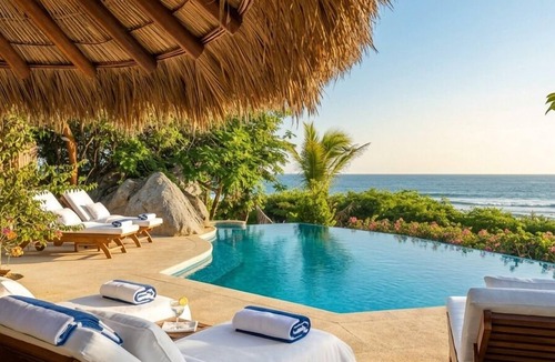 Troncones House | Casamar, beach front estate on Troncones Point