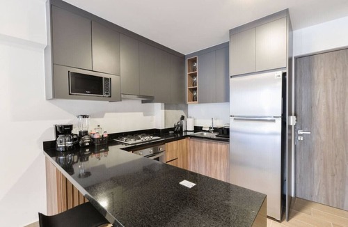 Monterrey Municipality Apartment | ¡Cerca de Fundidora! 4 camas, alberca & Gym 6H