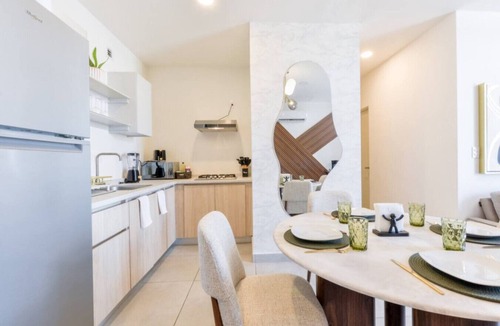 Monterrey Centro Apartment | ¡Cerca de Fundidora! 7 huéspedes|King bed 2BR|2br