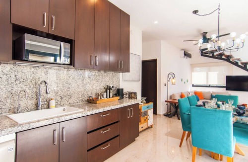 Akumal Condo | Charming 3-bdrm condo w/WiFi, Fitness Room & Private Rooftop Plunge Pool!