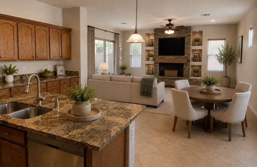 Chandler House | Charming 3 bed 3 bath gated community w/office, large chefs kitchen & laundry