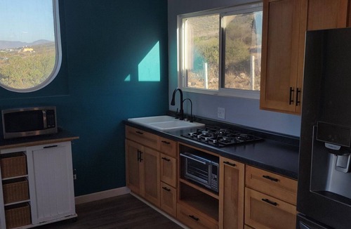 Cabo Punta Banda Cottage | Charming casita on Lucky Tree Ranch horse ranch with 360° Views Ocean Mountains