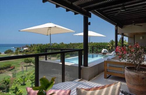Punta de Mita Apartment | Condo Piscis in Las Marietas by Mita Residential. Golf Cart, Cook, Ocean View, Pool