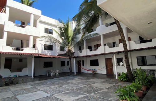 Los Ayala Apartment | Costa Ayala suite 1 with 2 dbl bed and 2 sofas, all basics, 2 blocks from beach
