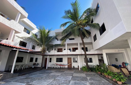 Los Ayala House | Costa Ayala suite 2 with 2 dbl bed and 3 sofas, all basics, 2 blocks from beach