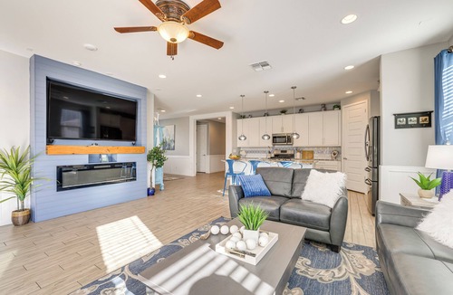 Casa Grande House | Covered Patio: Family-Friendly Home in Casa Grande
