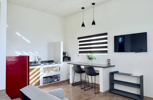 San Antonio de las Minas Apartment | Cozy and pet friendly Studio! Mountains view, gated patio!