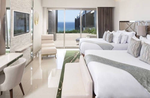 El Tezal Resort | Cozy room in a resort with AC, WiFi. Free Yoga, Gym, & beach bike at the resort