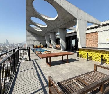 Monterrey Centro Apartment | Departamento Centro de Monterrey junto Paseo Santa Lucia y Macroplaza