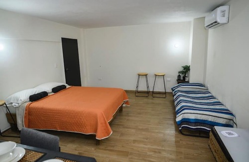 Ciudad Valles Apartment | Departamento de 2 recamaras con 2 aires acondiconados, parking, wifi 70mb, refrigerador, micro,fregadero,licuadora,parrilla, cocina, D5