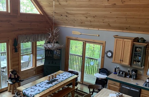 Town of Webb Ski Chalet | Direct Snowmobile Trail Access! 1.5 miles to McCauley Ski Area.