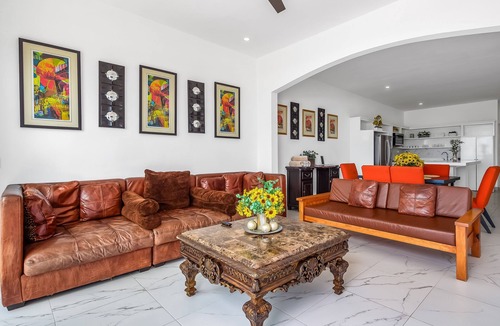 La Paloma House | Dog-friendly home with partial ocean view, heated pool, rooftop terrace