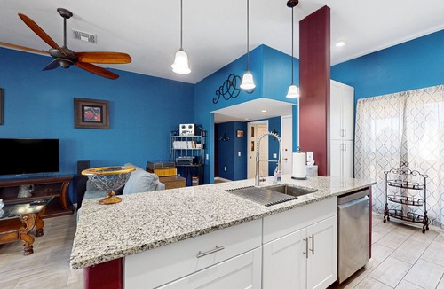 Sun City House | Dog-friendly home with private pool, yoga studio, fitness room & great patio