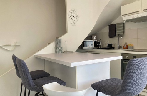 L'Ile-Rousse Apartment | Duplex quiet residence, sea and mountain view, near downtown, beach at 300m