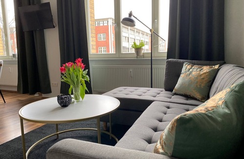 Magdeburg Apartment | Elegante Loft Ferienwohnung - Doppelzimmer