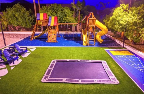 Saddleback Hills Villa | Epic $3M Estate | Waterslide +Golf + Indoor Bball