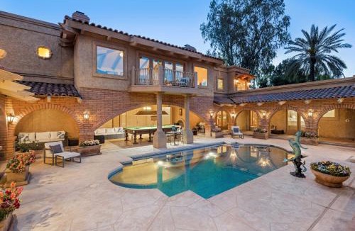 Camelback C C Estates Villa | Ethereal Corner Ritz Carlton Grand Estate Golf Mountains Jacuzzi Sauna Theater Gym