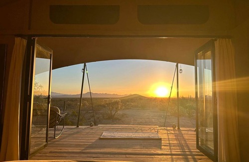 Marana RV Rental | Exclusive Luxury Glamping Retreat on Historic Ranch near Saguaro National Park, Arizona
