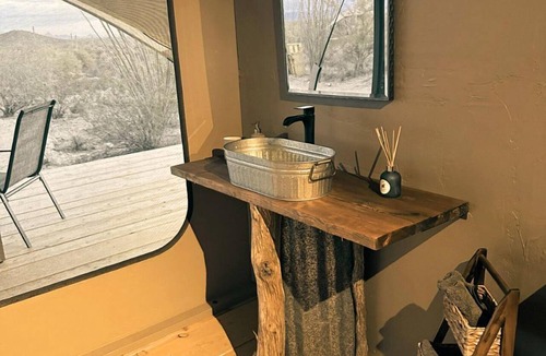 Marana RV Rental | Exclusive Luxury Glamping Retreat with Stargazing & Desert Trails near Saguaro National Park, Arizona