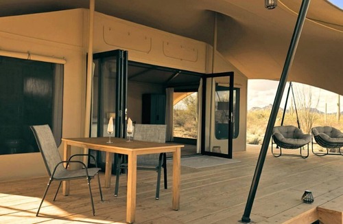 Marana RV Rental | Exclusive Luxury Glamping Retreat with Stargazing & Desert Trails near Saguaro National Park, Arizona