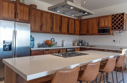 Cerritos Condo | First floor oceanview condo w/two private patios steps to the main beach at Playa Cerritos. Modern 2-bedroom home, a 1-minute walk to the beach, perfect for families or couples looking for quiet luxury and reliable Wi-Fi.