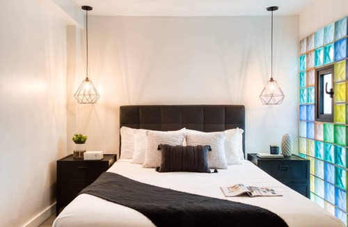 Centro Apartment | Fun Apartment in Downtown Tijuana: Gym+Rooftop w/Fire Pit