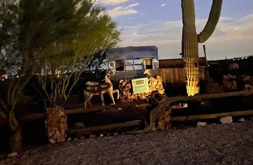 Tucson Cottage | “Glamping” at its finest. Meet Genevieve, a restored 1959 Fan travel trailer.