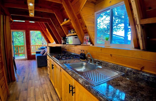 Arteaga Cabin | Glamping MORET Alpine Cabin M2 from 2 to 6 people - pet friendly