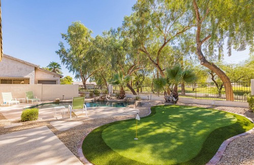 Legacy House | Golf Front Home with Mountain Views, Heated Pool, Fun Game Room, BBQ, VR Tour