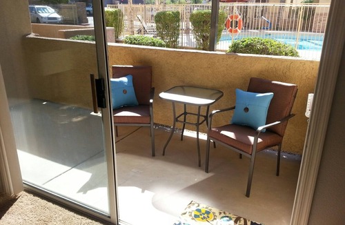 Tempe Condo | Ground floor, Pool, Spa & Fitness Room - 1Bd/1Ba condo. Covered parking spot